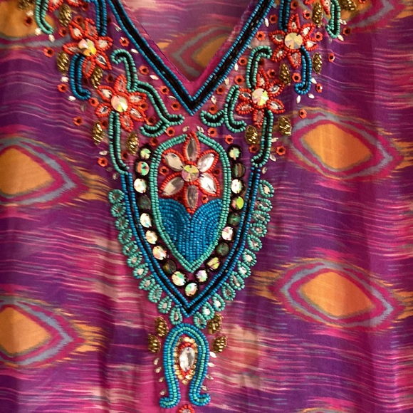 Embellishment Swim Coverup Size Medium - Picture 2 of 7